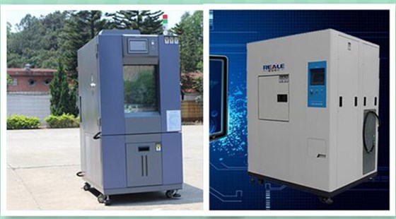 藍色是高低溫試驗箱 米白色是高低溫沖擊試驗箱