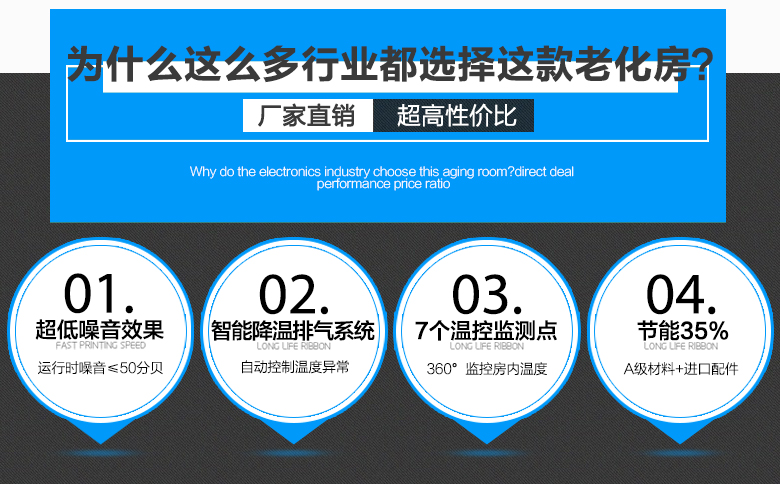 LED燈老化房特點